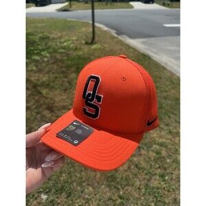 Oklahoma State Cowboys Hat Cap Flex Fit Classic99 Orange Nike Dri Fit Swoosh S/M